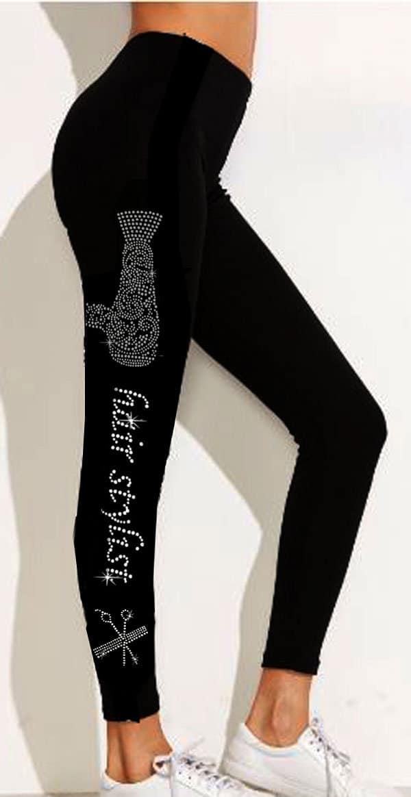 Bedazzled leggings