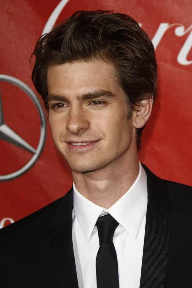 Andrew Garfield looked charming with short slick hair at the 2011 Palm Springs International Film Festival Awards Gala in Palm Springs, California on January 8, 2011.