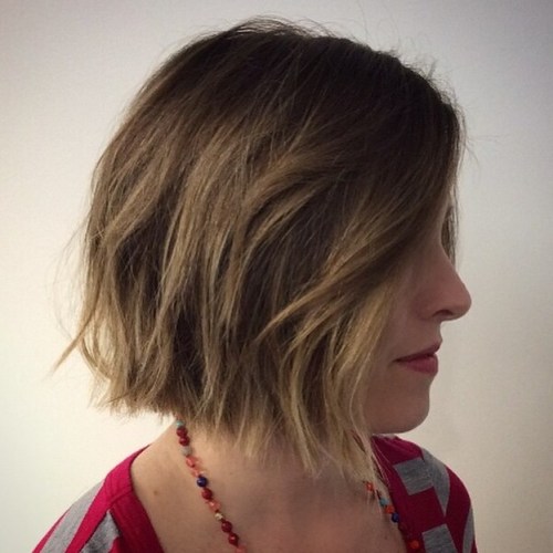 choppy bob haircut for short hair