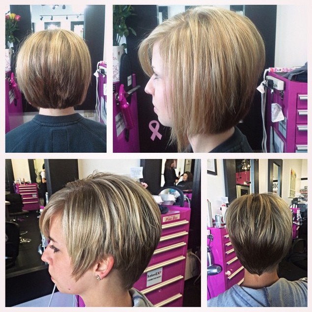 Sexy Layered Short Bob Hairstyle