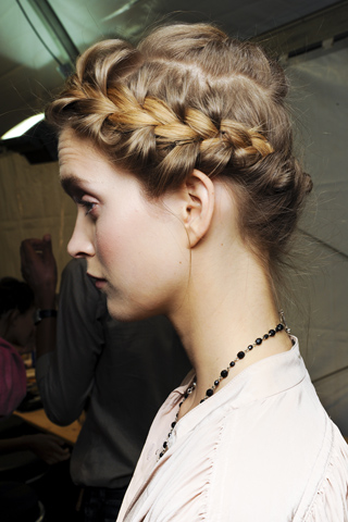 Crown Braid Hairstyle