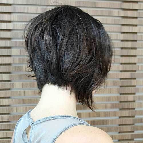 Back view of graduated Bob Hairstyles