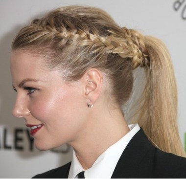 Jennifer Morrison Braided Hairstyle Side View