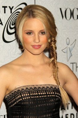 Dianna Agron Fishbone Braid - Popular Long Braided Hairstyles 2013