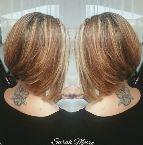 hair spiration - stacked bob haircut