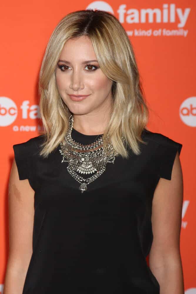 Subtle layers made a hug difference on Ashley Tisdale's look for the ABC July 2014 Teen Choice Award.