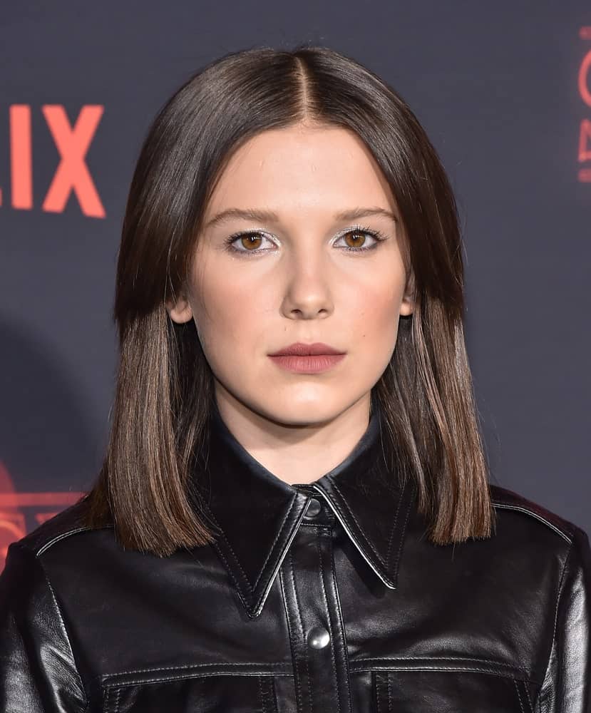 Millie Bobby Brown arrives for the "Stranger Things 2" Los Angeles Premiere on October 26, 2017 in Westwood, CA.