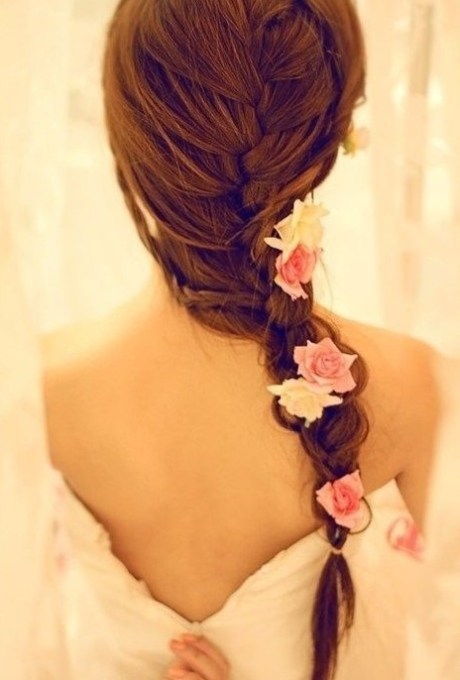 French Fishtail Braid for Wedding - A Romantic Wedding Hairstyle 2013