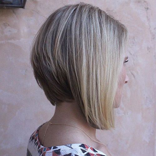 Blonde Layered Bob