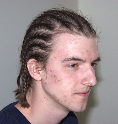 Cornrows hair style for men