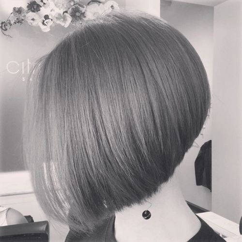 short round inverted bob hairstyle