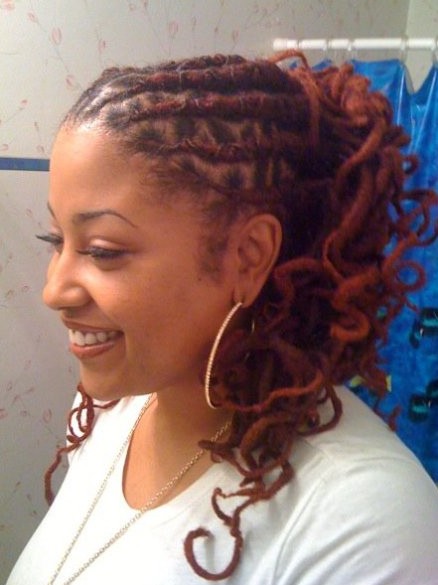 Curly Dreadlocks Hairstyles for Women