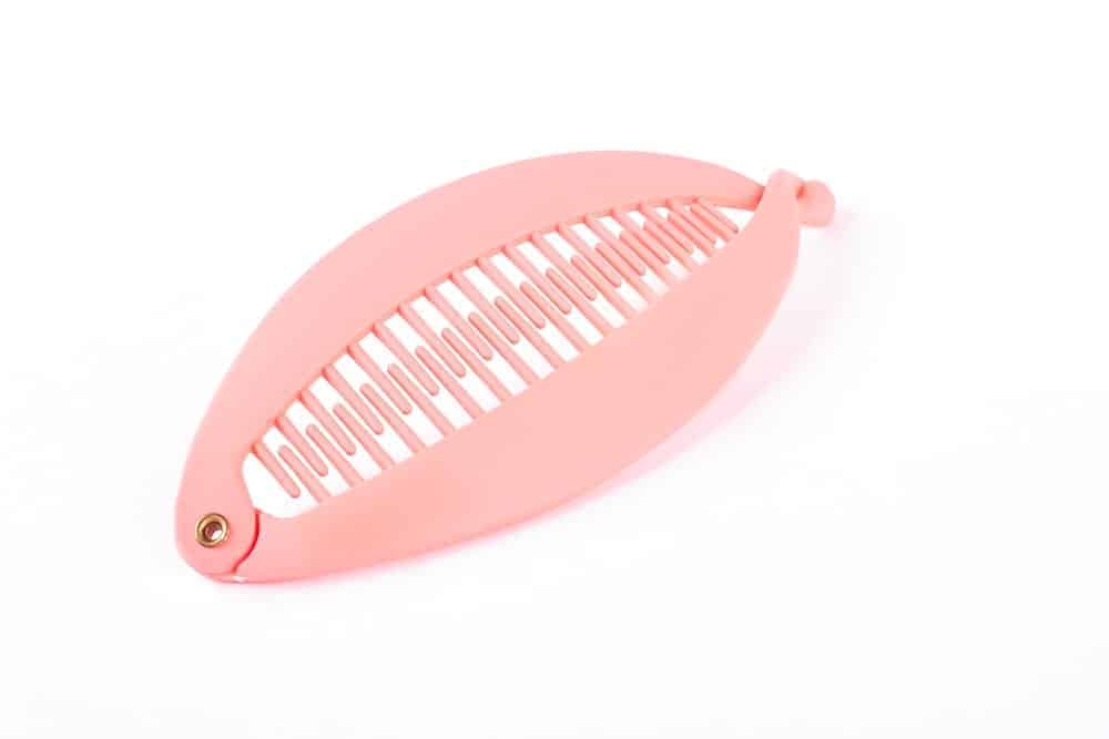 Pink banana clip.