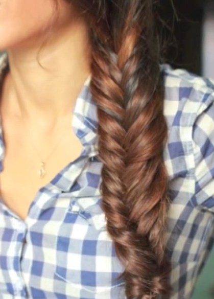 Easy Side Fishtail Braid for Women