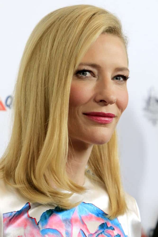 Cate Blanchett at the 2014 G'Day USA Los Angeles Black Tie Gala at JW Marriott Hotel at L.A. LIVE on January 11, 2014 in Los Angeles, CA.