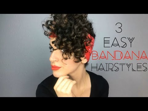 3 EASY BANDANA HAIRSTYLES