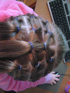 Rows of Three | Cute Hairstyles - Step 8