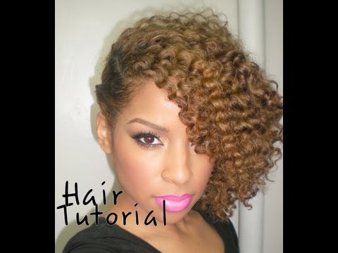 How To: Deep Part and a Twist out style on Curly hair (easy)