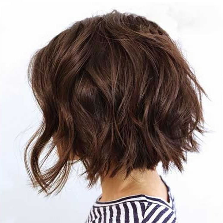 Sleek short bob haircuts for layered hair