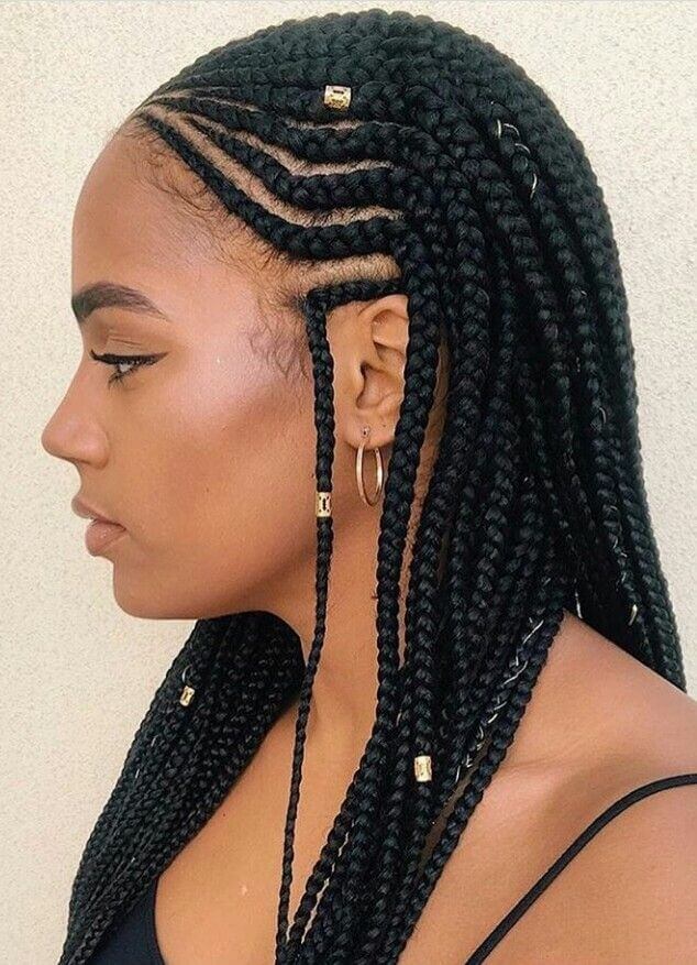 Braid Hairstyles with Weave