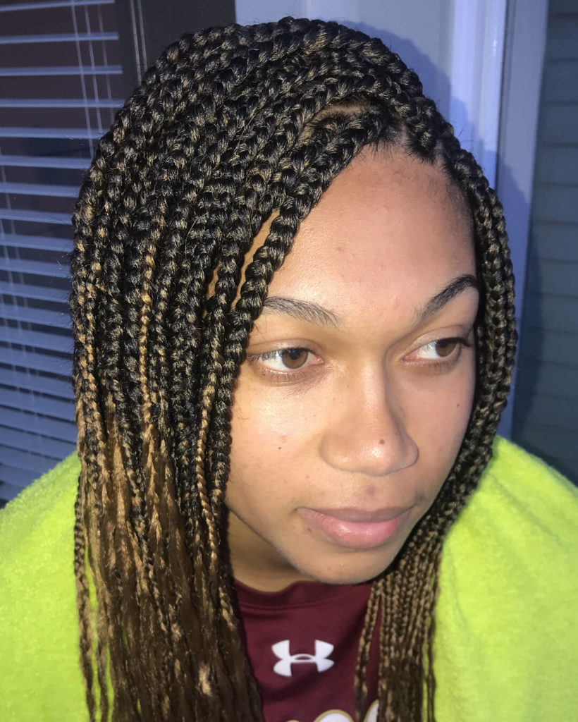 Shoulder Length Box Braids