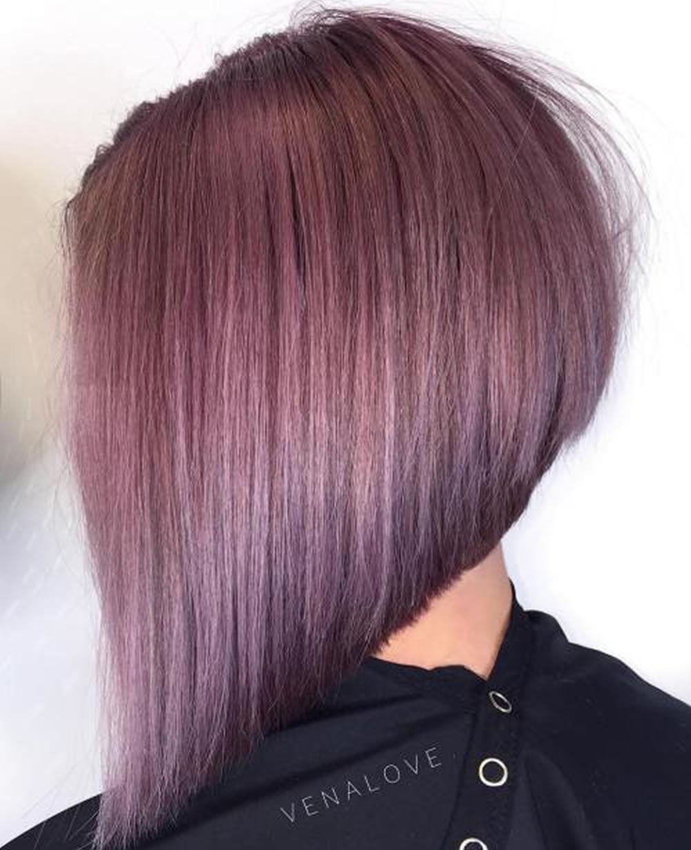 asymmetrical bob hairstyle