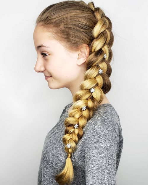 Elsa Inspired Braids