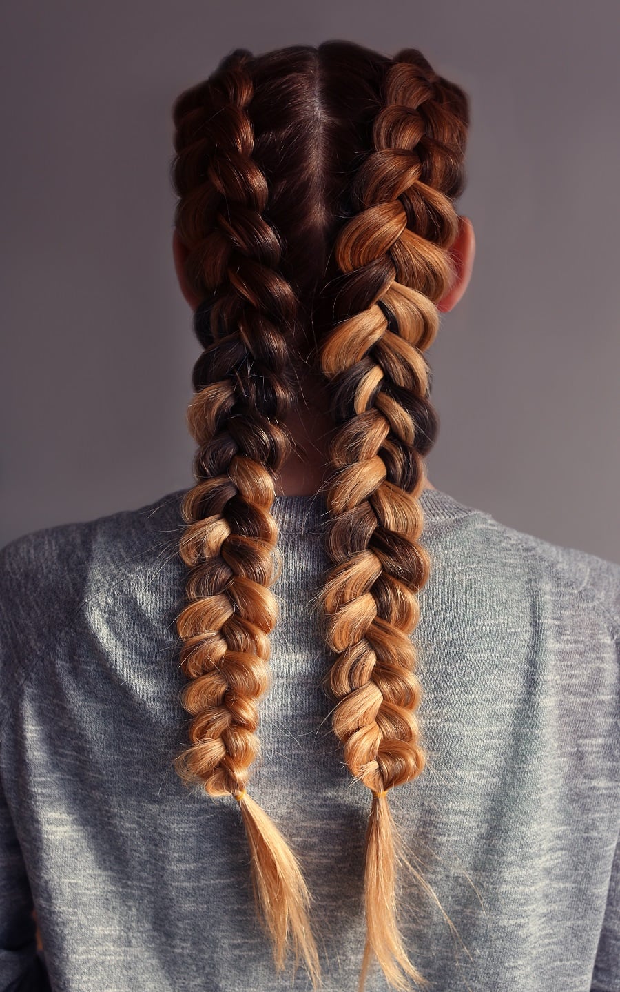 pull through boxer braids with highlights