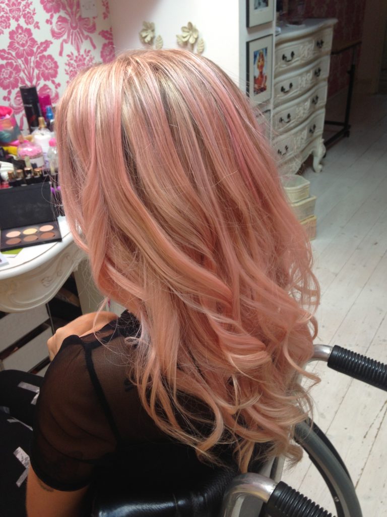 Rose Gold Hair Color