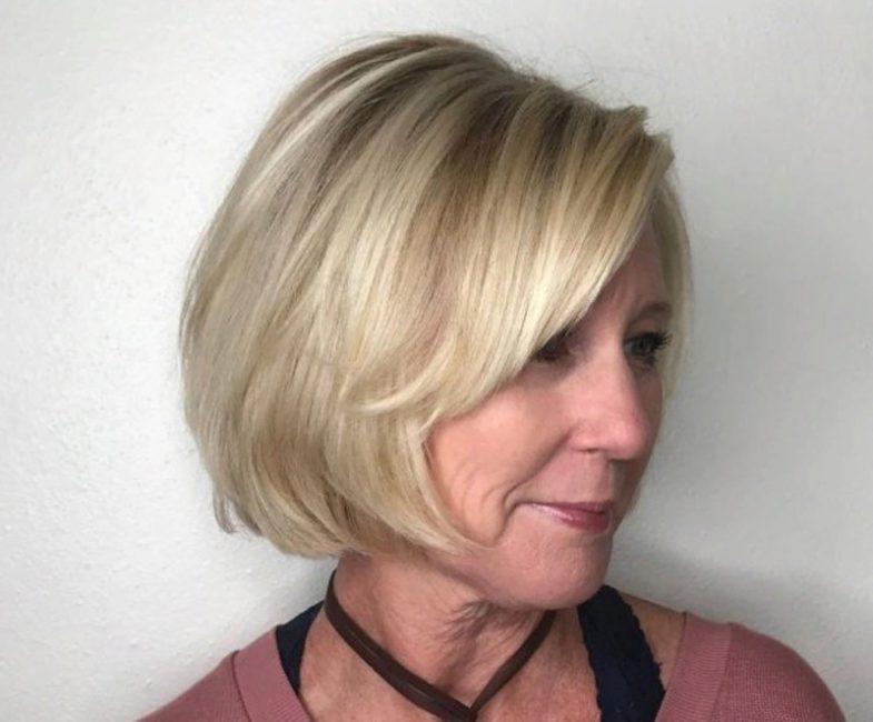 Short Bob Haircuts for Women Over 60 in 2021-2022