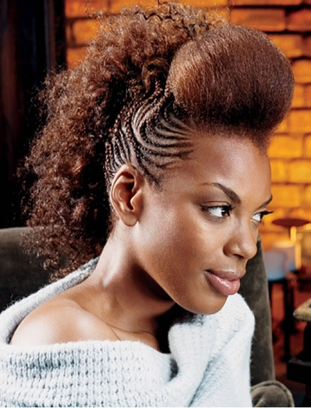 Mohawk black women hairstyles for summer 2018-2019