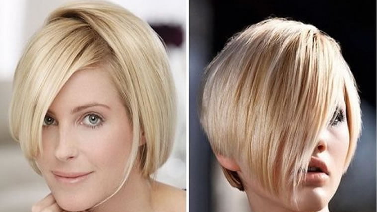 Excellent bob sideswept hairstyles for blonde women