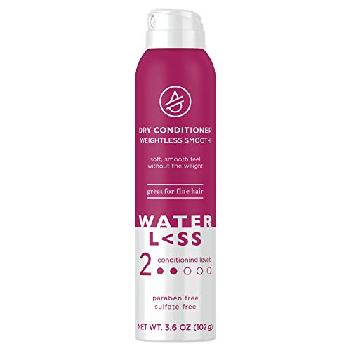 Waterless Dry Conditioner, Detangles and Softens Hair, Paraben and Sulfate Free, 3.6 Oz