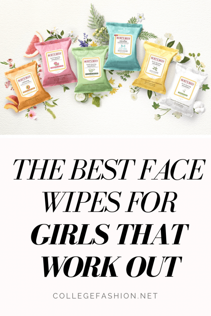 Best face wipes for the gym - these are the face wipes you need if you're a girl that works out a lot