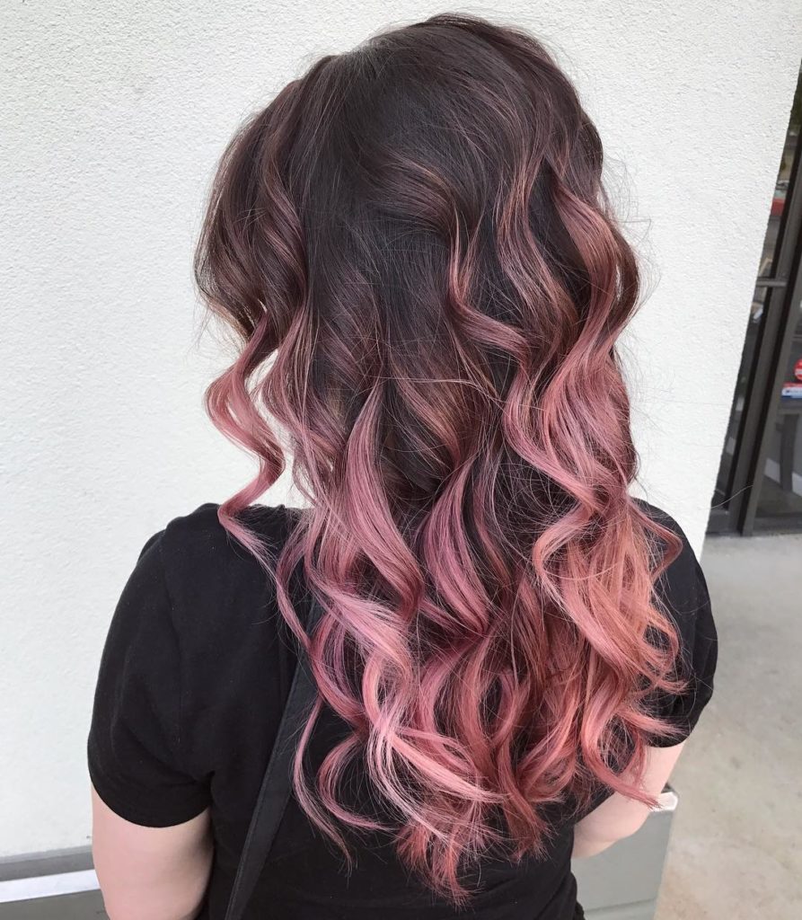 Rose Gold Hair Color