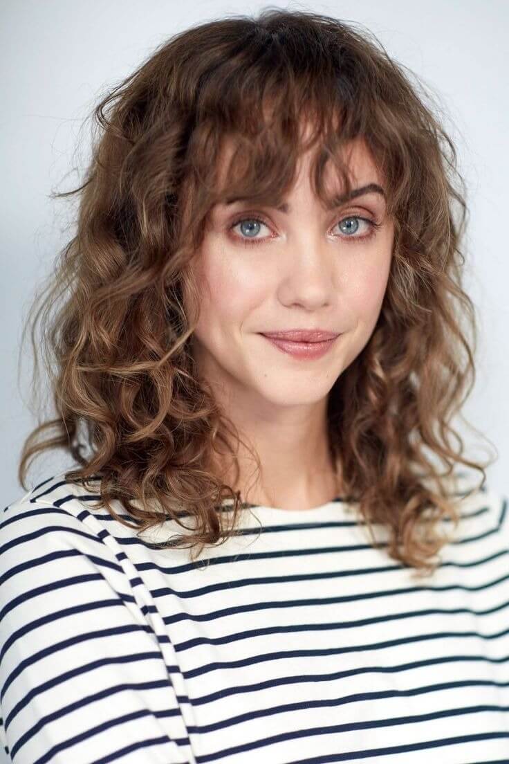 Curly Hairstyles With Bangs