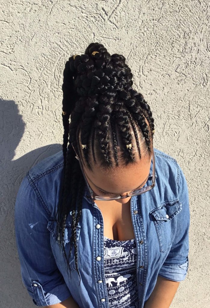 Goddess Braids Hairstyles