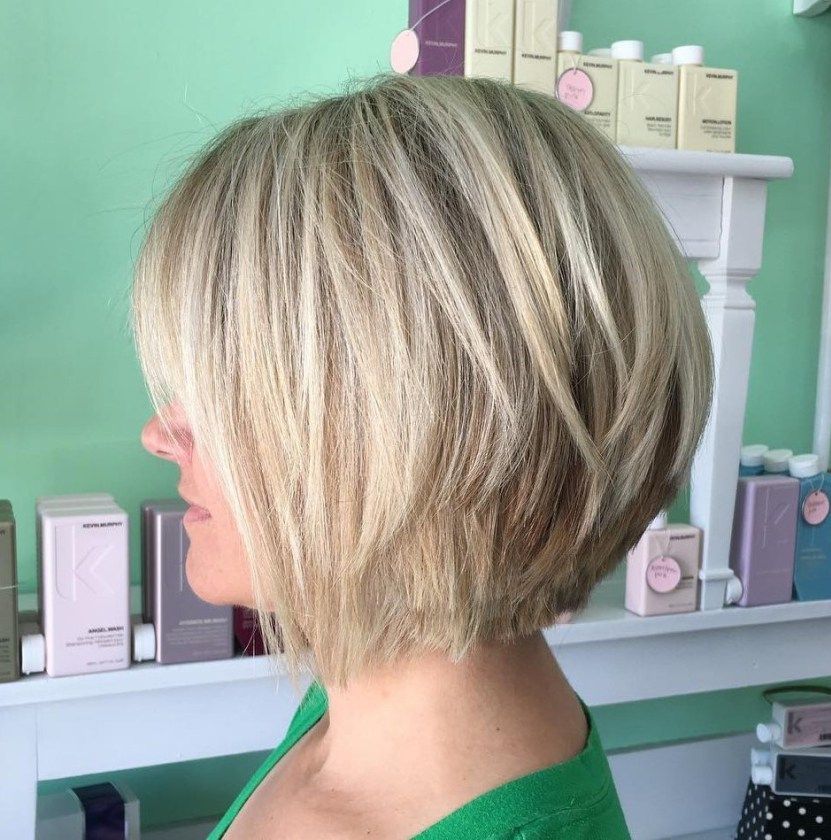 Layered bob hairstyles 2021-2022