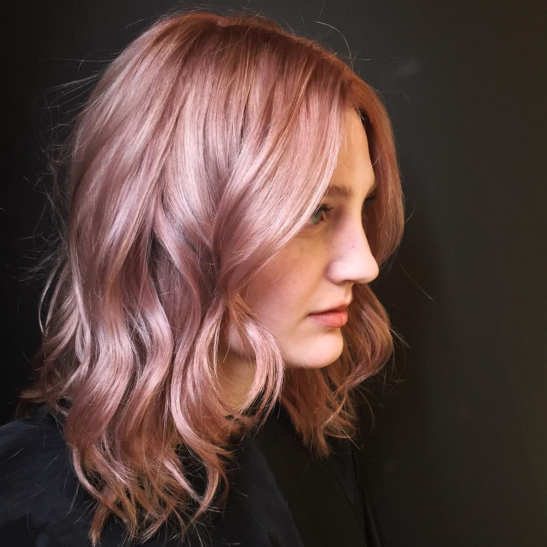 Rose Gold Hair Color