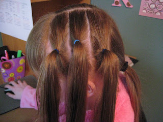 Rows of Three | Cute Hairstyles - Step 2