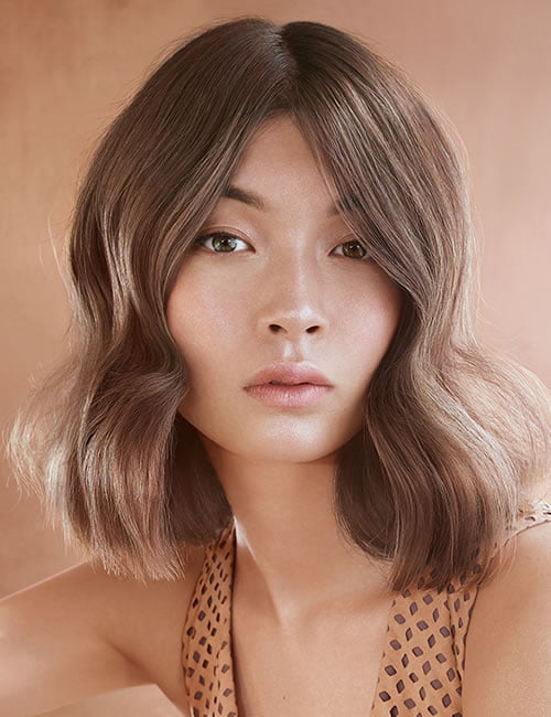 brown hair color 2019-2020 long bob hairstyle