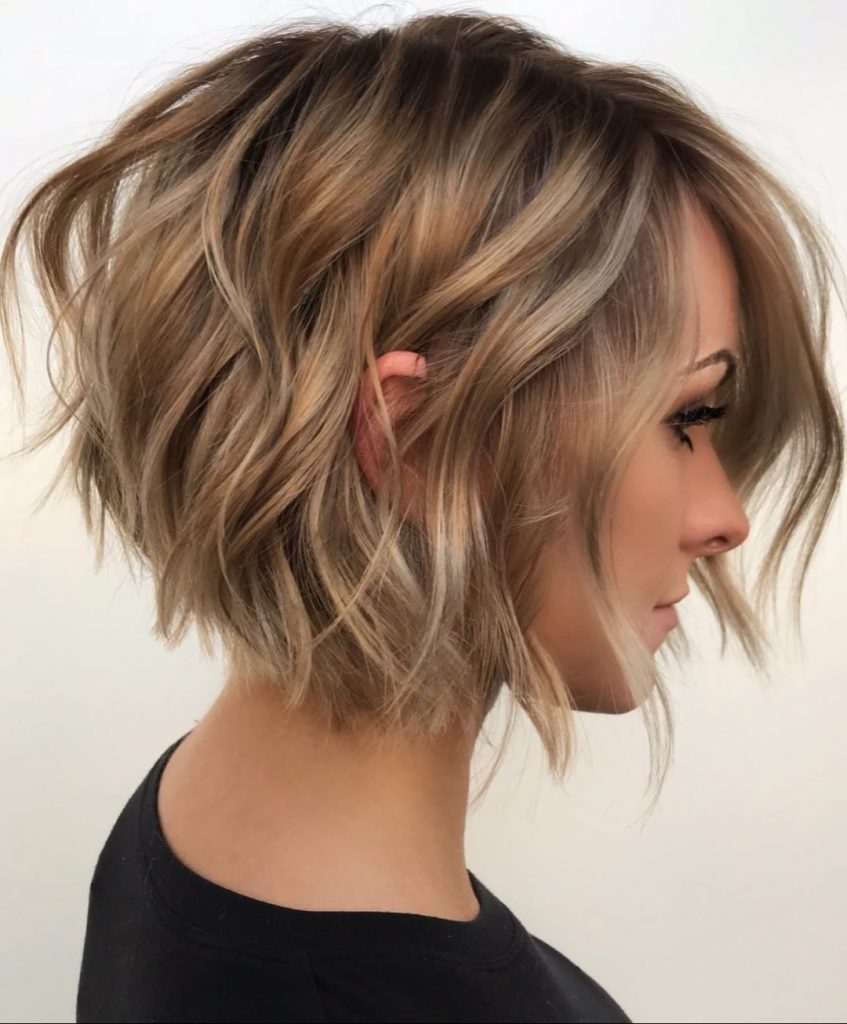 Layered bob hairstyles 2021-2022