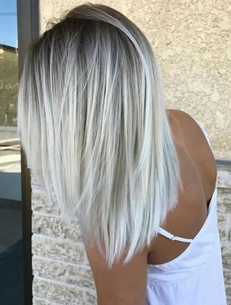 Grey balayage 