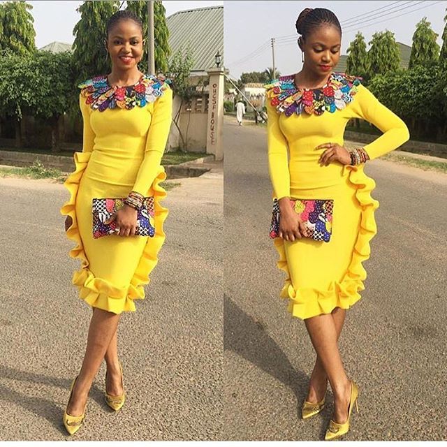 Ankara Short Gown Styles 