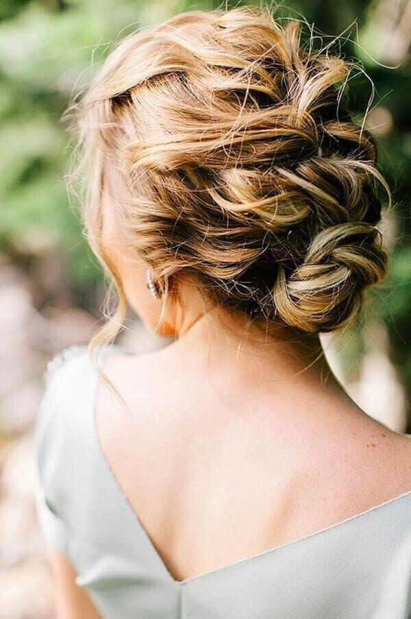 Messy Braided Updo