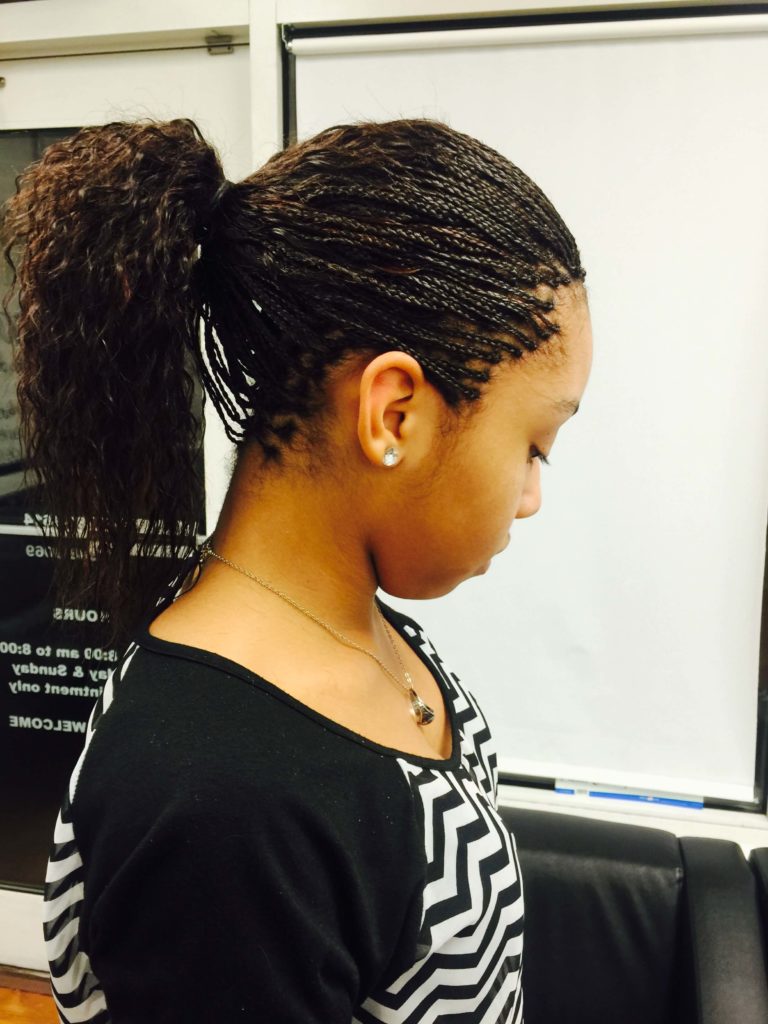 Micro Braids Hairstyles