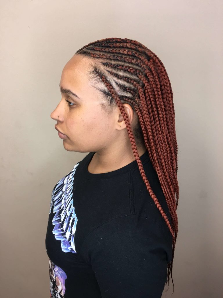 Cornrow Box Braids