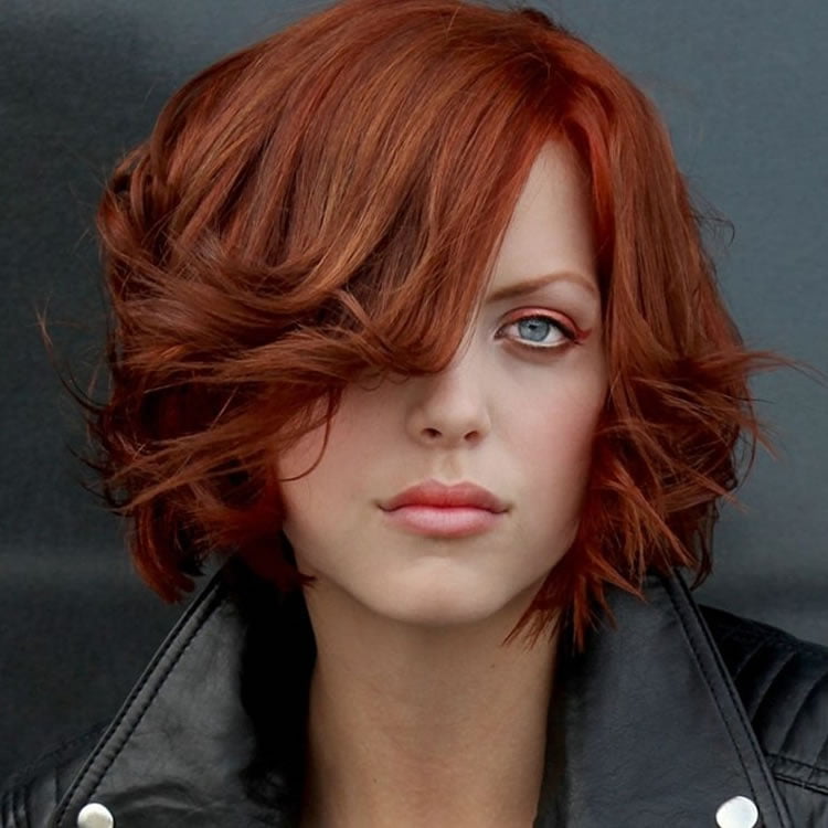 Charming bob haircuts for dark brown hair