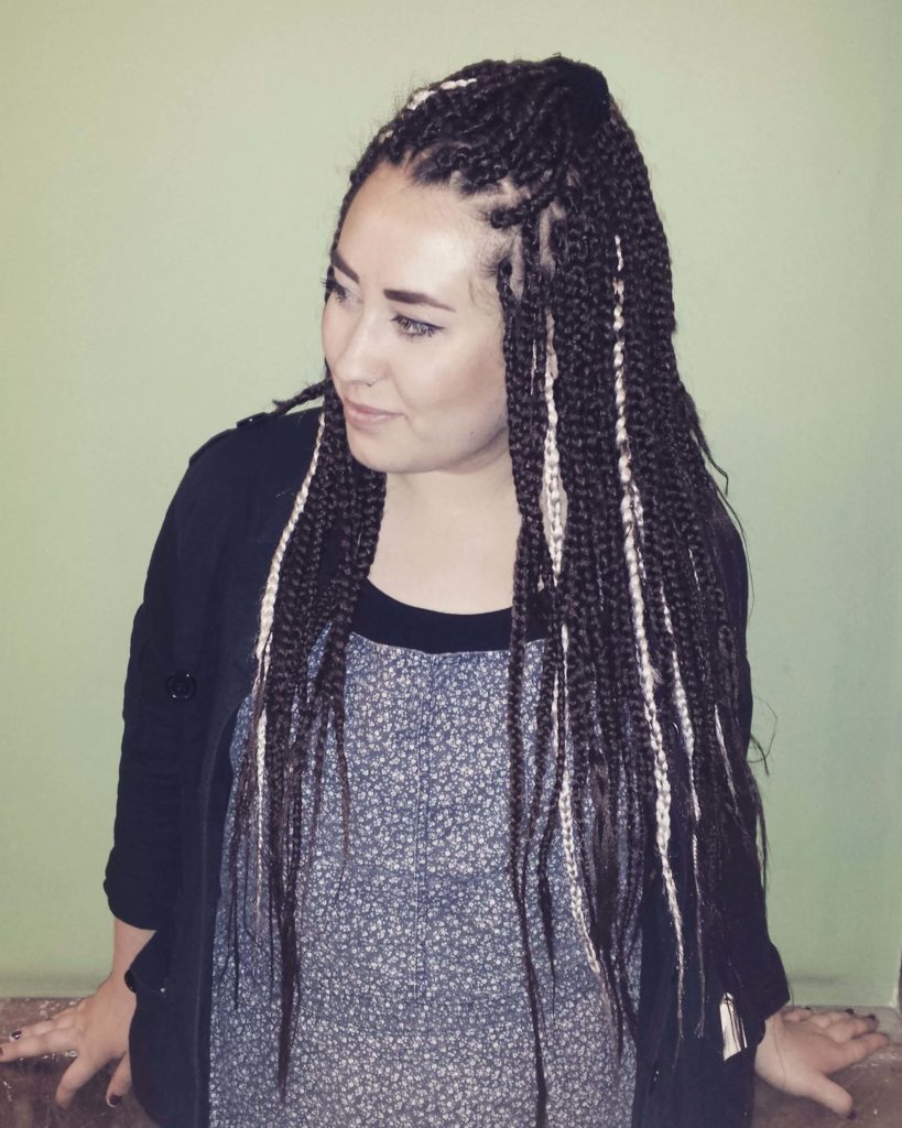 Hispanic Box Braids