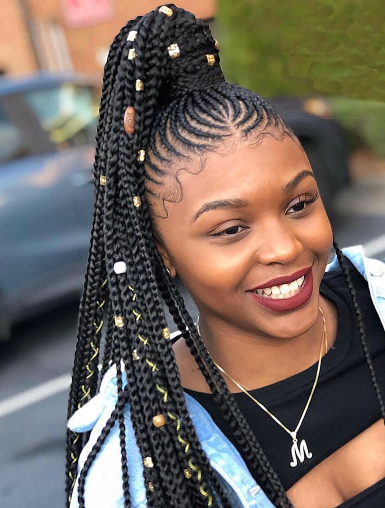 Braids hairstyles for black women 2019-2020